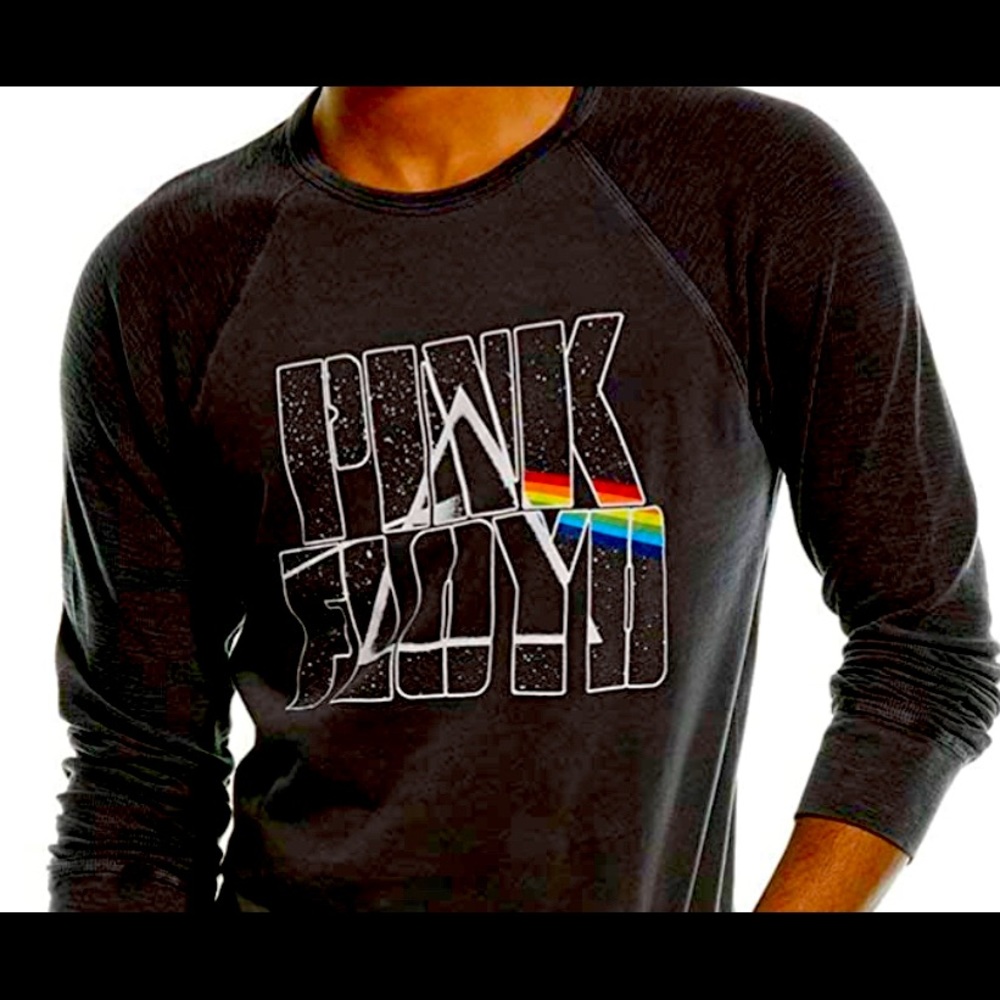 NWT Lucky Brand Pink Floyd Crew Sweatshirt M